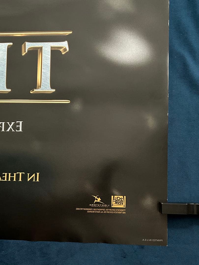 タイタニック　3Dリマスター版　USオリジナル映画ポスター