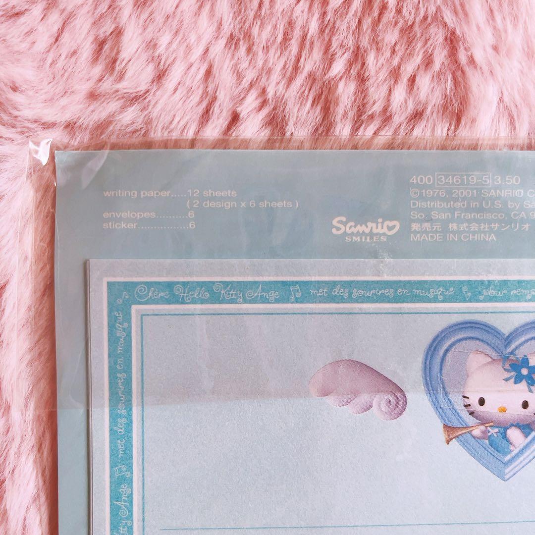 希少レア　ハローキティ　エンジェル　海外限定レターセット　2001年製 サンリオ