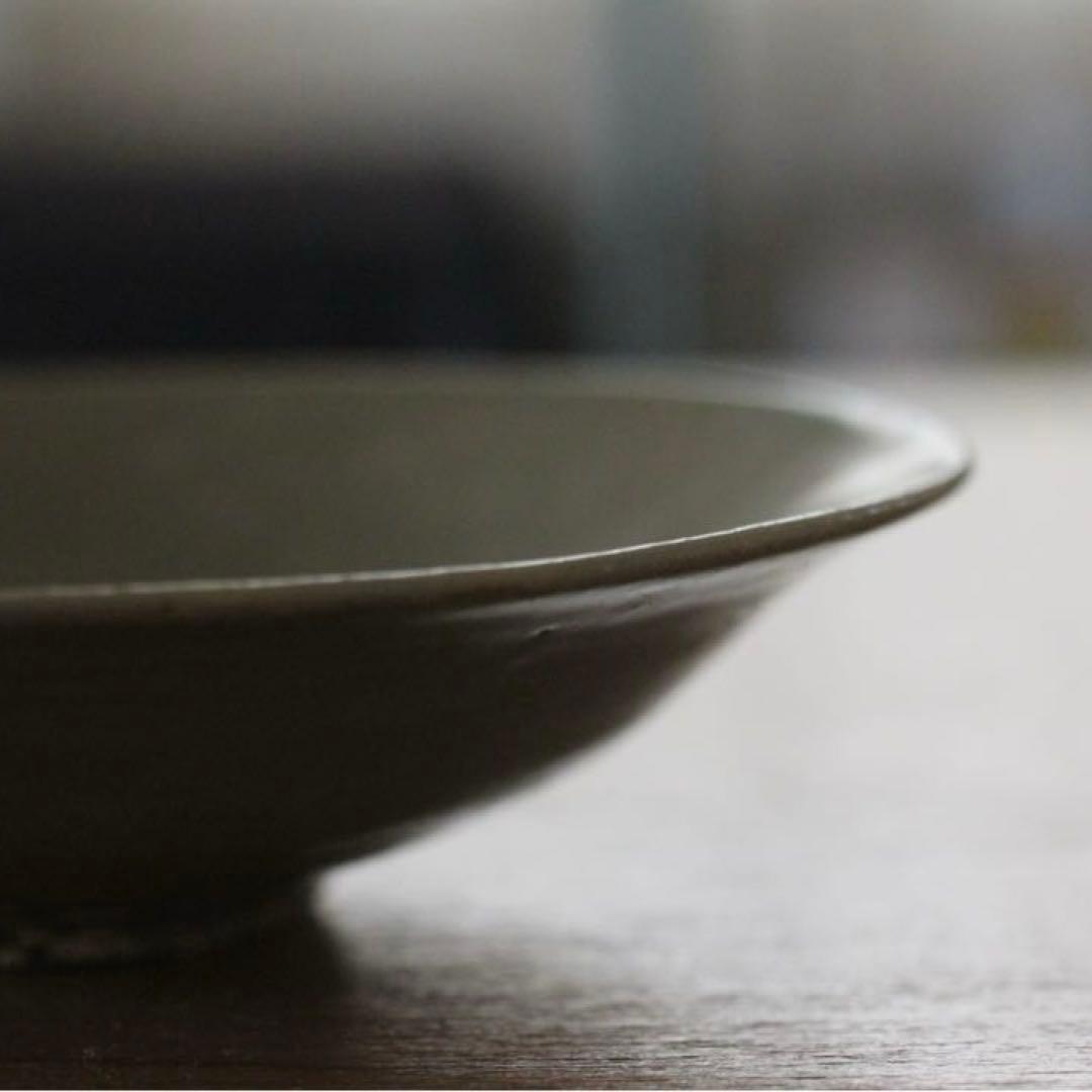 高麗青磁の中皿　骨董　古道具