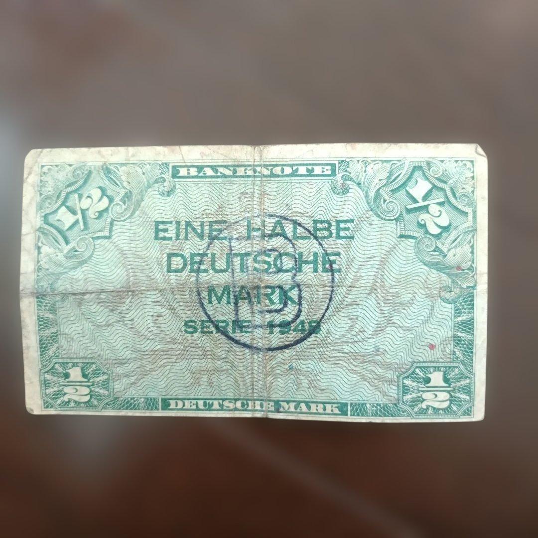 1/2 Deutsche Mark 旧貨幣