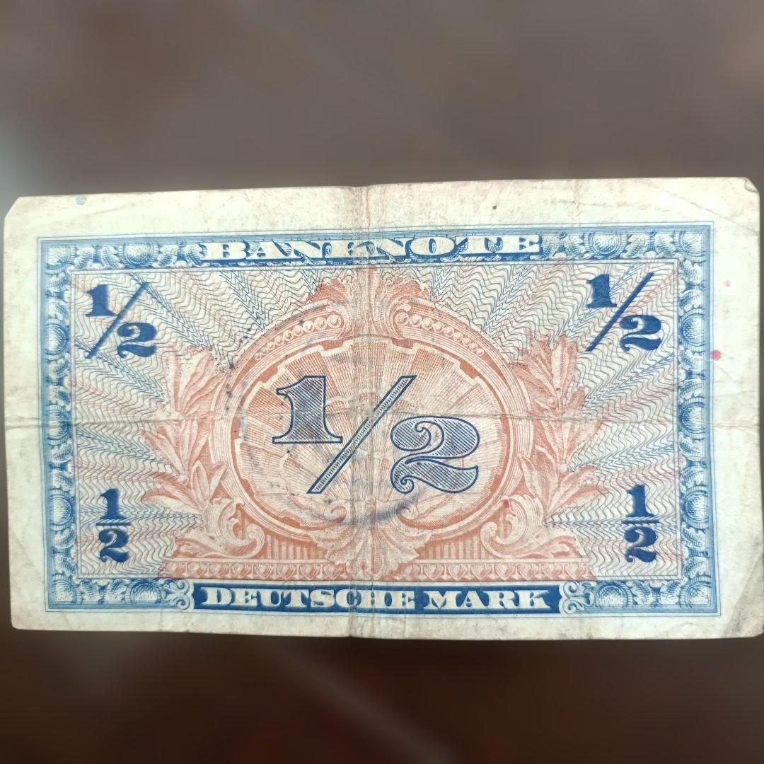 1/2 Deutsche Mark 旧貨幣