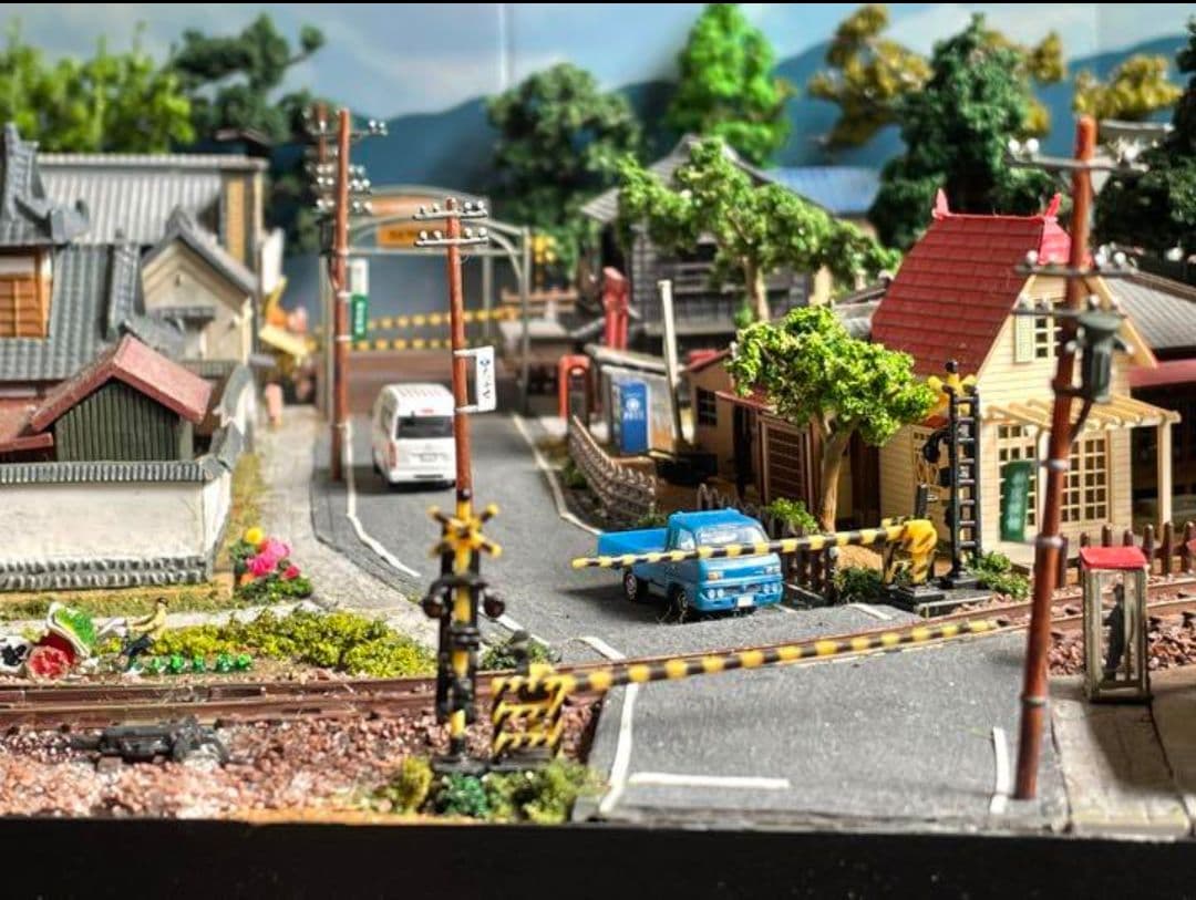 鉄道模型ジオラマ　少年時代　完成品