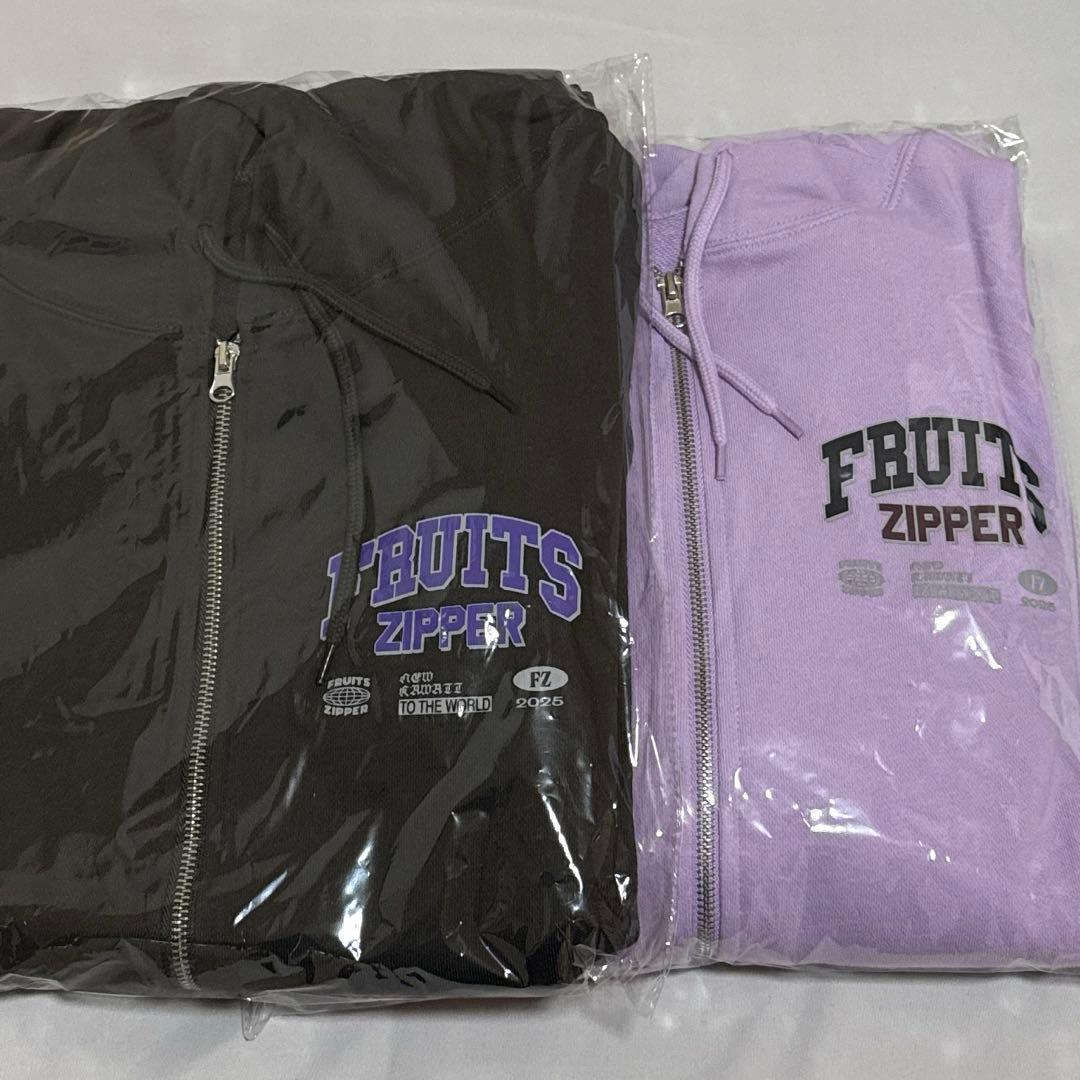 【新品未開封】FRUITS ZIPPER 仲川瑠夏 パーカー ハート衣装ポーチ