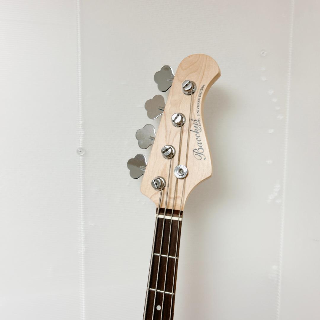 美品 Bacchus バッカス JAZZ BASS ジャズベース 赤 レッド