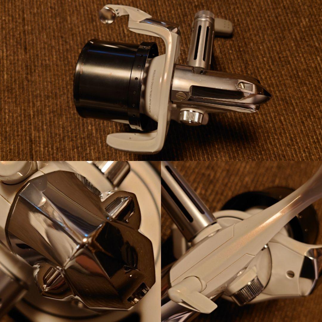 超美品シマノ03スーパーエアロ テクニウムMg 夢屋04スプール 右ハンドル軸付