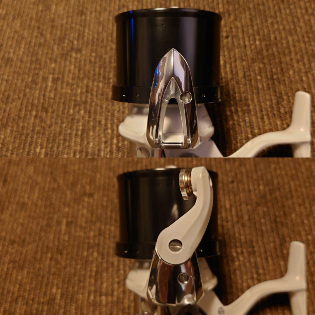 超美品シマノ03スーパーエアロ テクニウムMg 夢屋04スプール 右ハンドル軸付