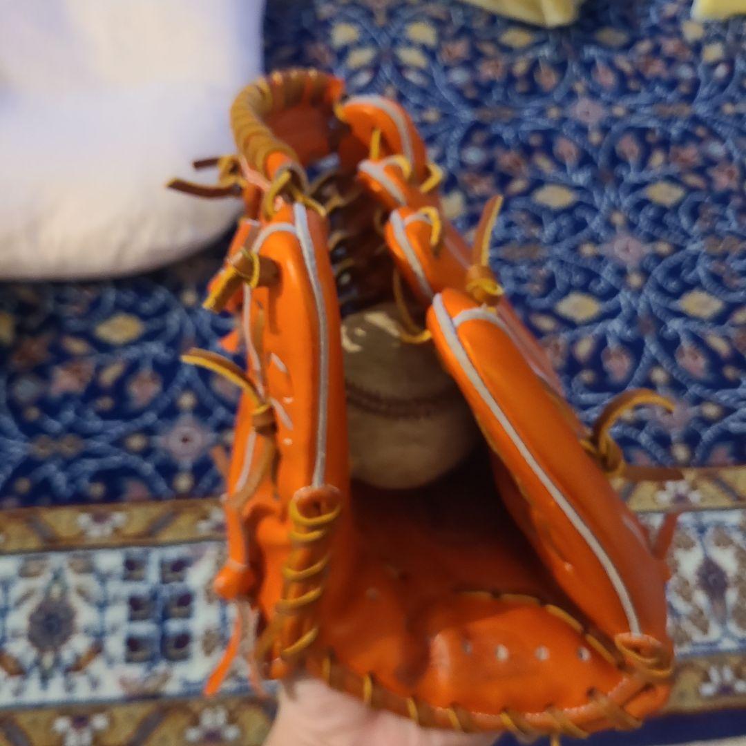 Slugger 硬式内野手用グローブ オレンジ