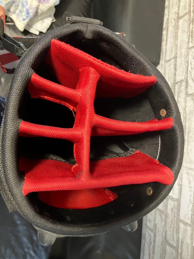 TaylorMade キャディバッグ レッド/ホワイト