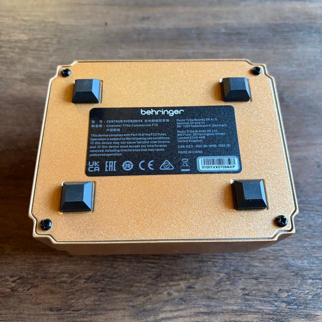 Behringer Centaur Overdrive エフェクター