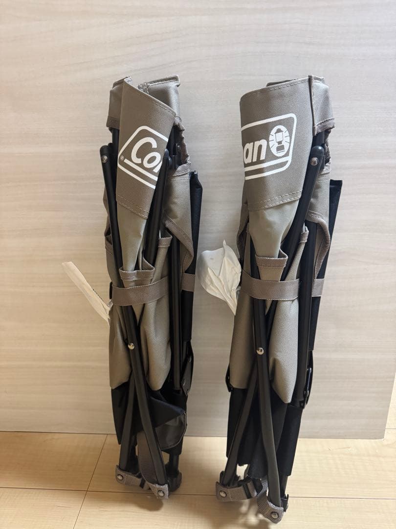 Coleman コンパクトグランドチェア グレージュ 2脚セット　新品