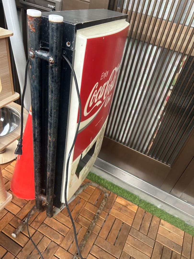 サイズでかいです　コカコーラ　レトロ看板 ライト　ヴィンテージ希少