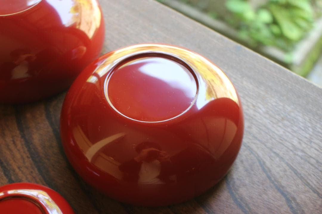 時代逸品！極上塗分け漆の美しい応量器＆蓋揃いセット（検輪島塗器七つ椀懐石椀