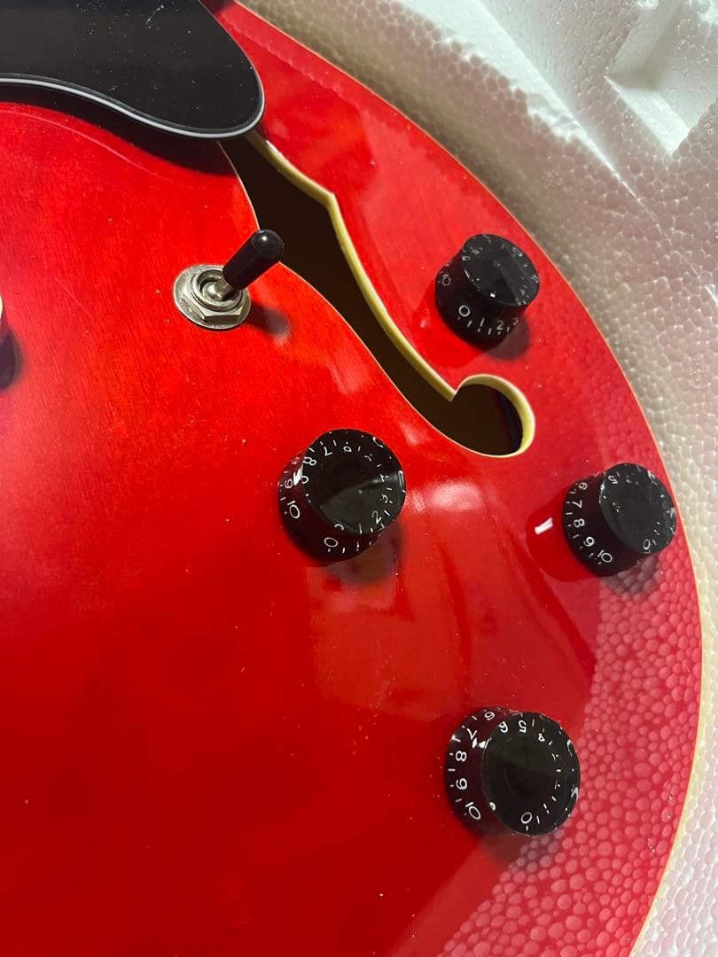 ギター GROTE Jazz Electric Guitar (Red)