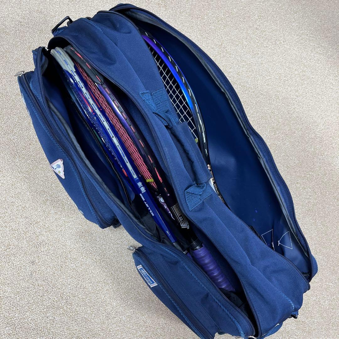 テニスラケット 3本&バック 希少・激レア ラコステ・ヨネックス・ウィルソン