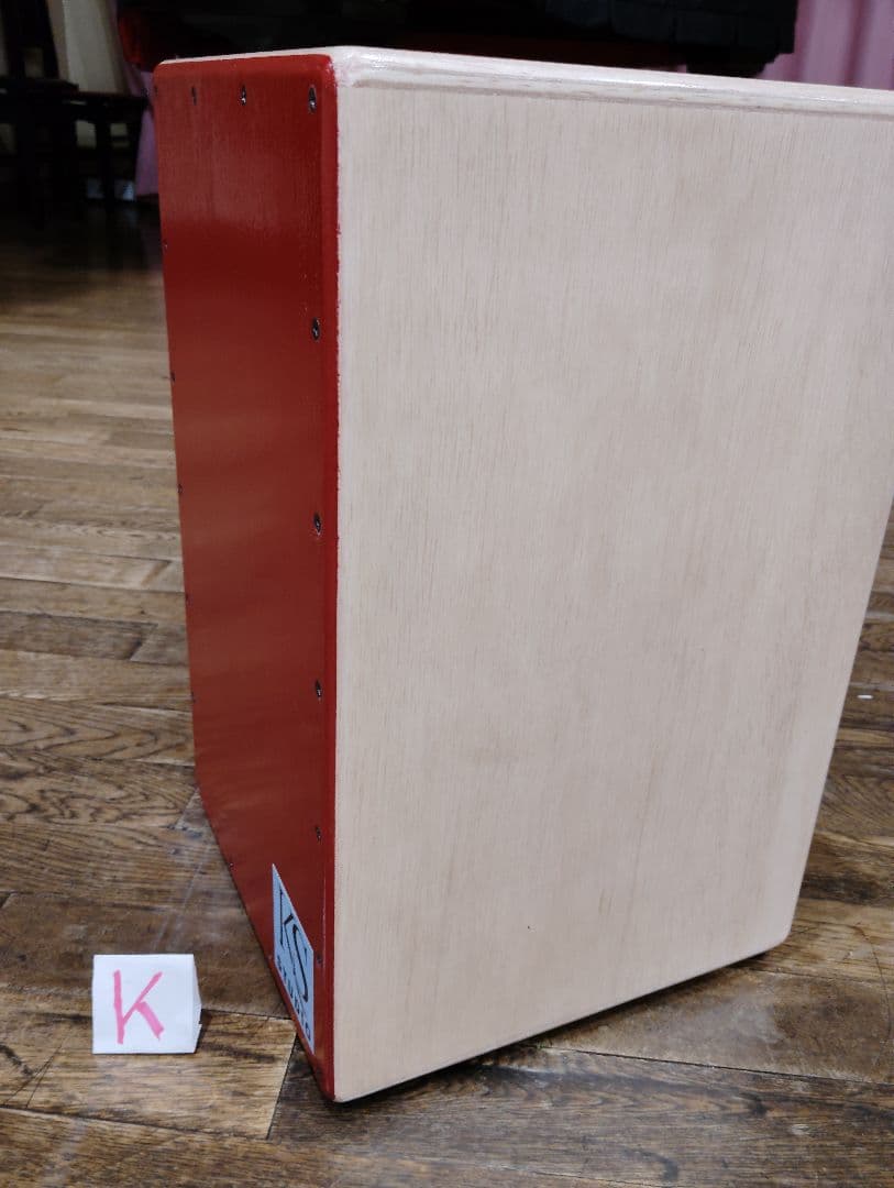 KS STUDIO カホン 赤/ナチュラル