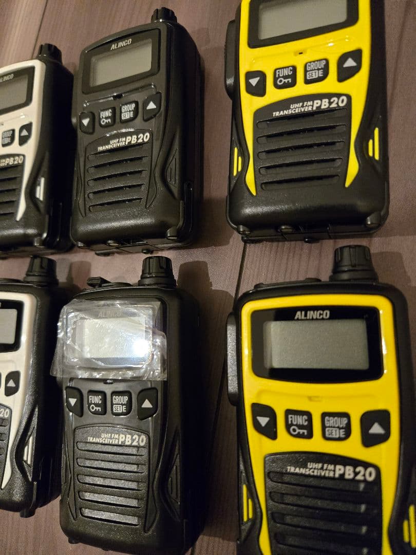 【ALINCO】アルインコUHF FMトランシーバーPB20×8台