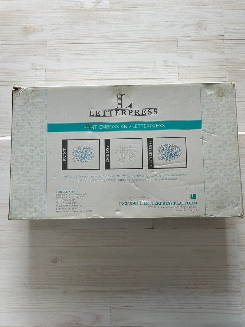 レタープレスキット　Sizzix BigShot ダイカットマシーン