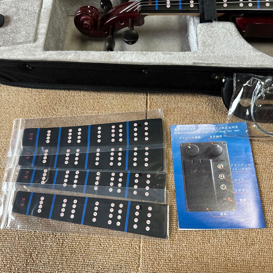 ENNBOM サイレントバイオリン HVPV-30 エレキバイオリン ※r2