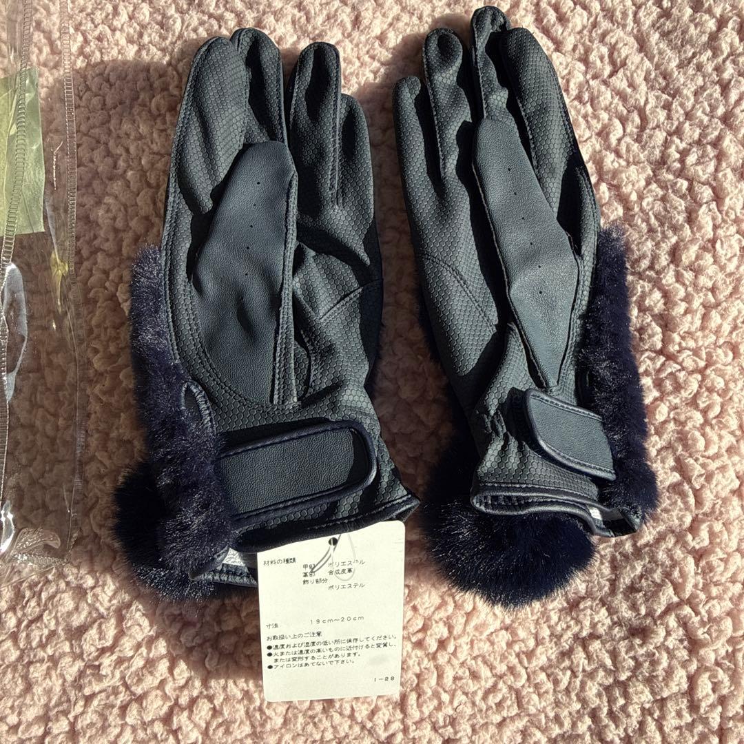 最終価格PEARLY GATES ゴルフグローブ Sネイビー公式ストア購入品