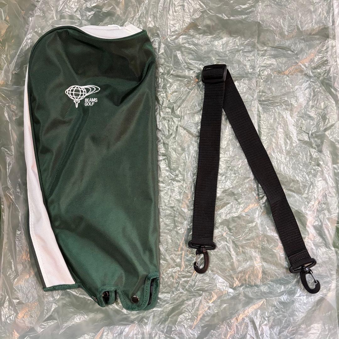 BEAMS GOLF セルフスタンド ゴルフケース 4 グリーン 美品