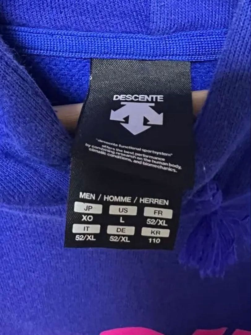 デサント パーカー 福井国体2018