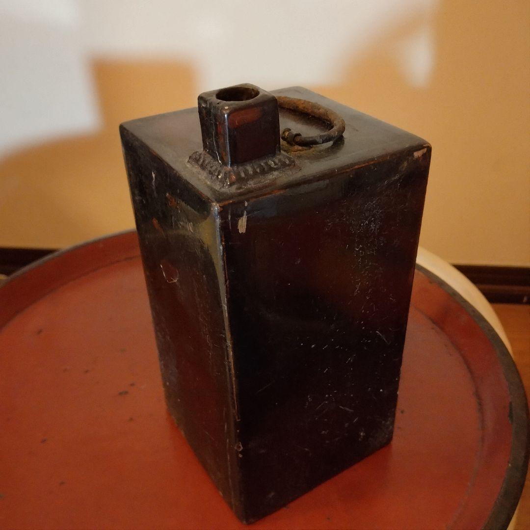 江戸時代　木製漆塗　酒器　水柱