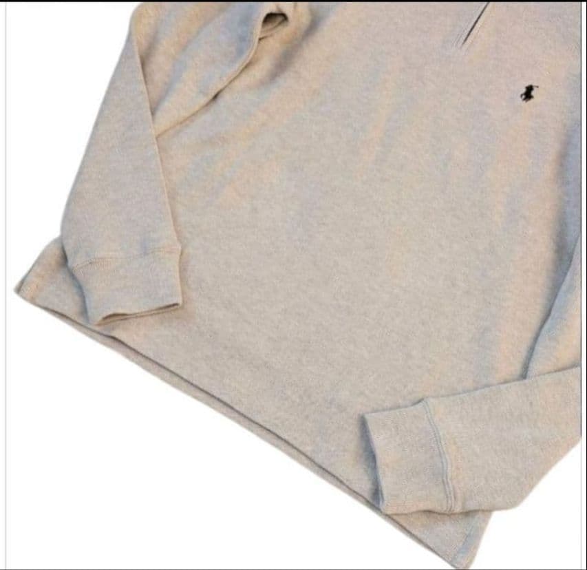 新品未使用タグ付き　ポロラルフローレン　コットンハーフジップセーター　LL