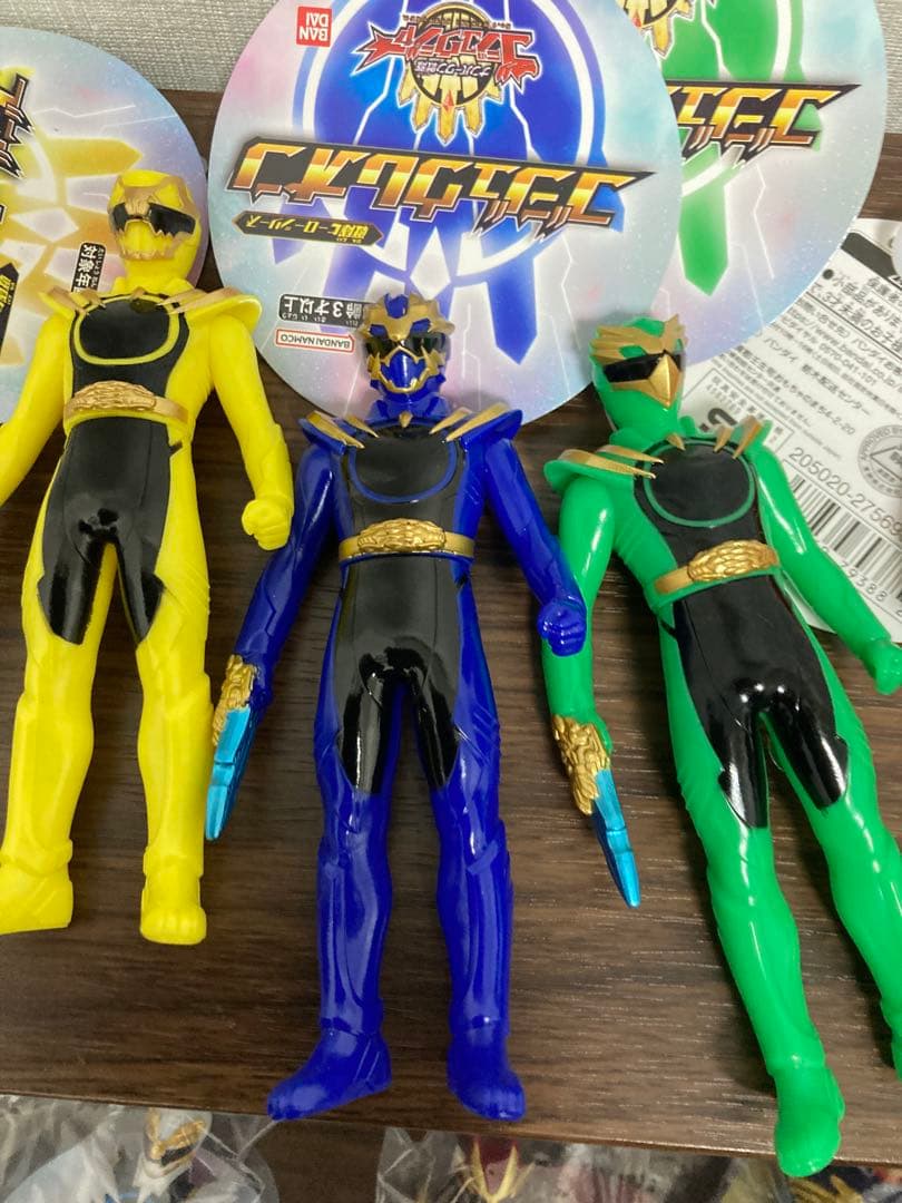 ナンバーワン戦隊ゴジュウジャー ソフビフィギュア セット