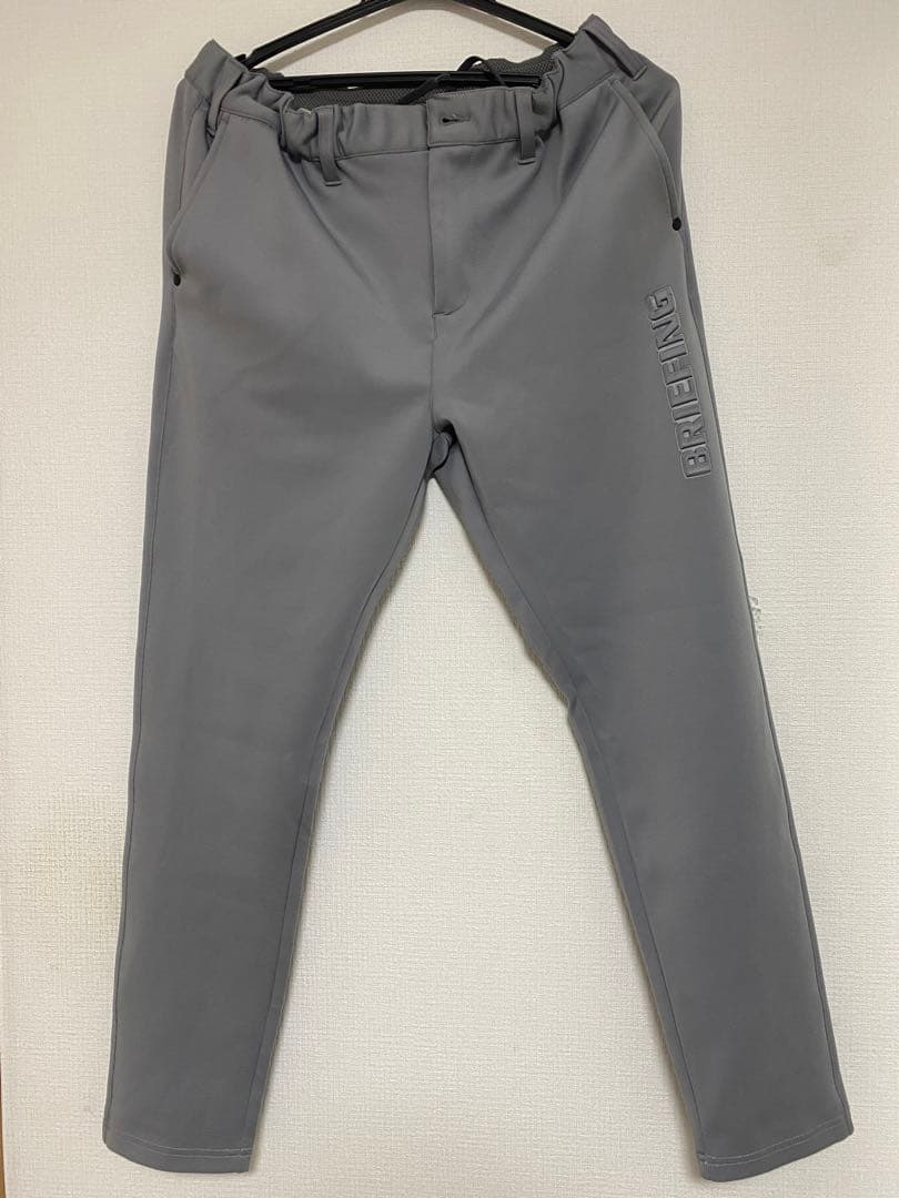 ブリーフィング　3Dロゴパンツ　グレー