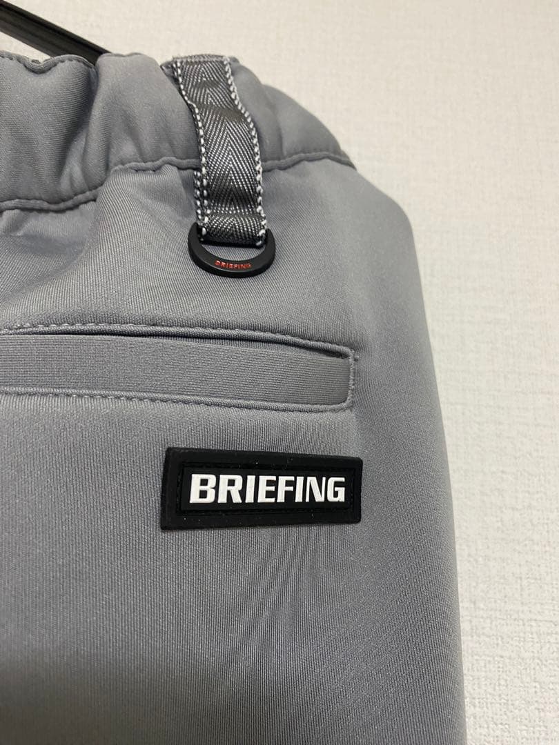 ブリーフィング　3Dロゴパンツ　グレー