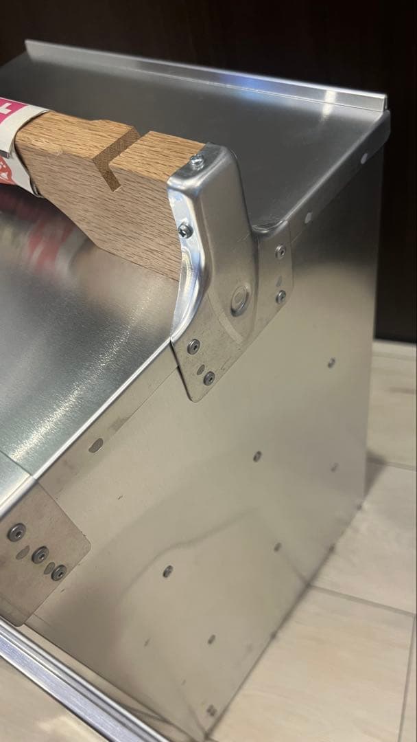 大幅値下げ！【新品】即日発送 出前箱 縦3段 大型 おかもち 中尾アルミ 木製