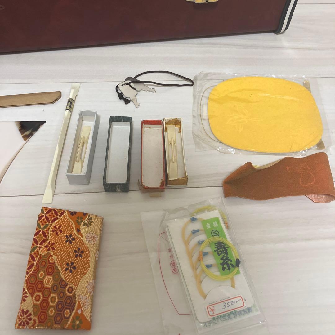 ジャンク 三味線 ケース 備品セット