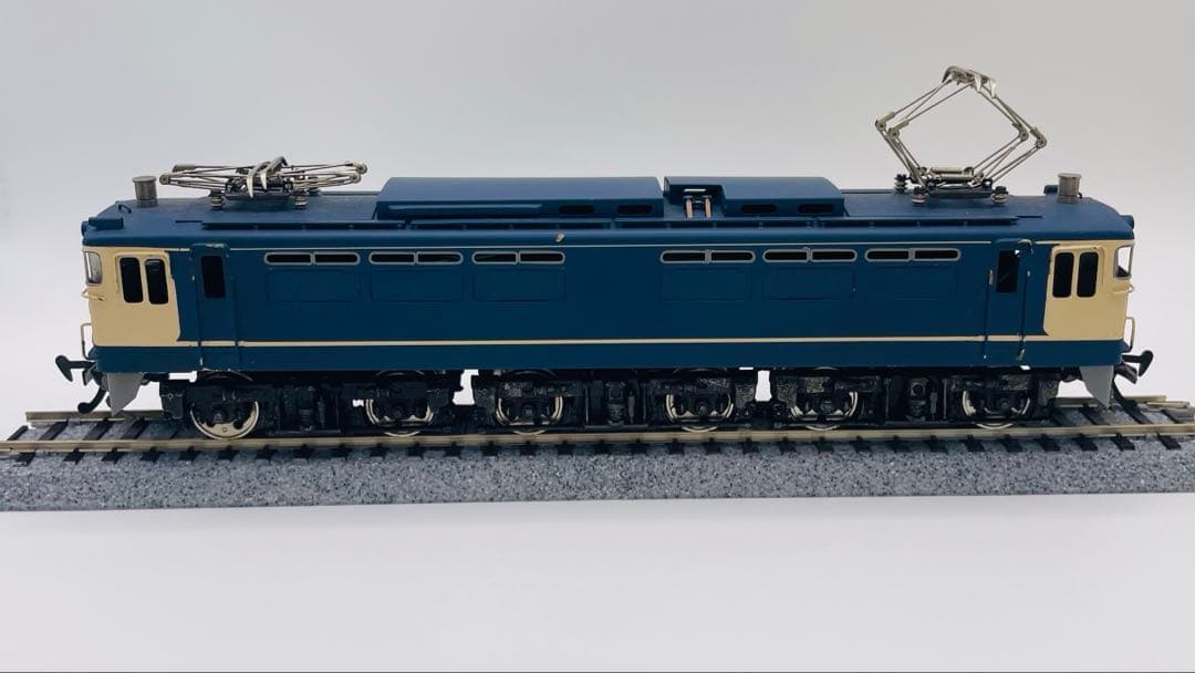 【ジャンク】カツミ KTM EF65 HOゲージ 電気機関車 青