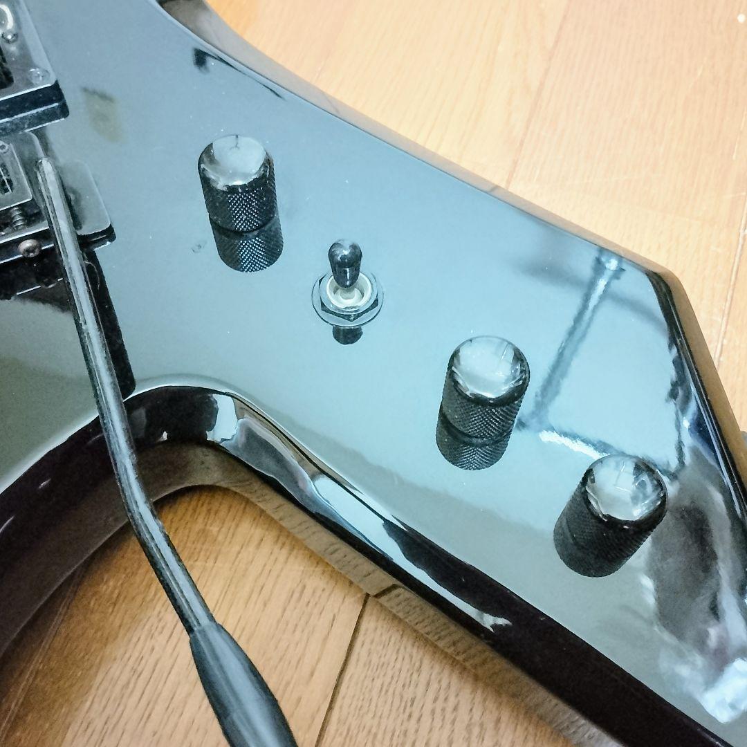 WARLOCKタイプ　エレキギター　ブラック