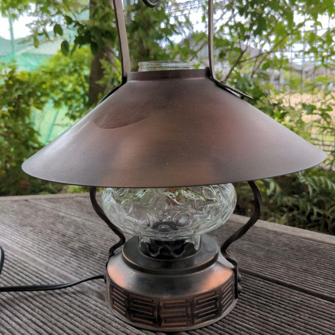 アンティークランプ　昭和レトロランプ　古道具