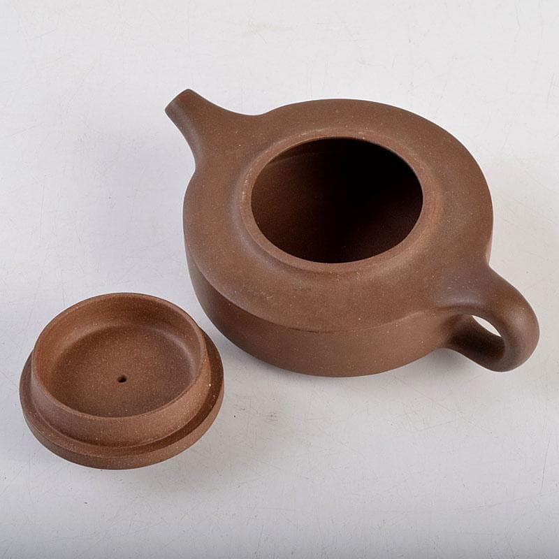 中国　紫砂　朱泥　急須　茶壷　在銘　C　9270