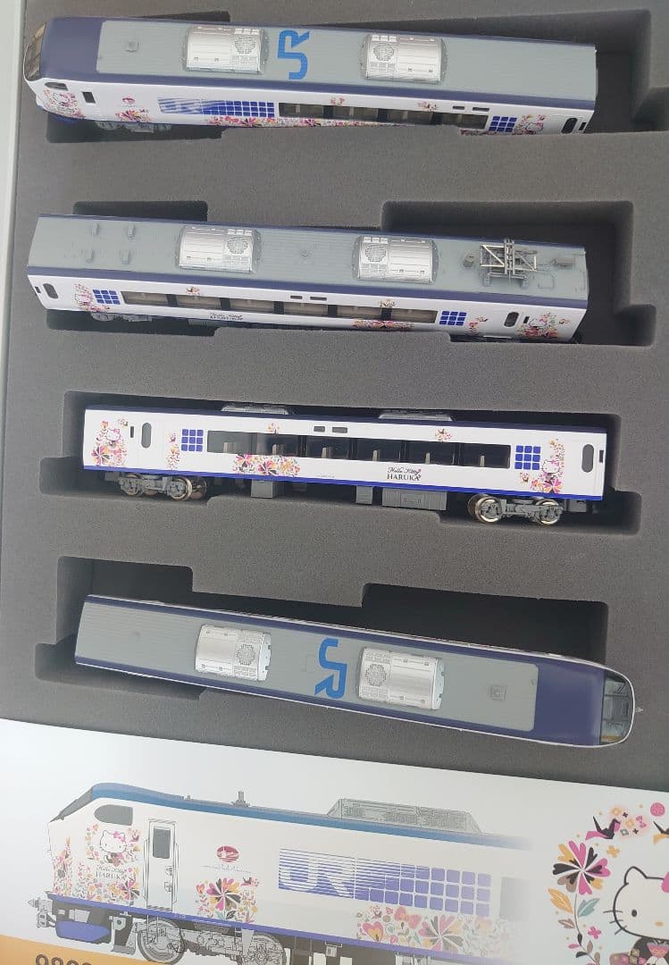 4両 JR 281系 ハローキティ はるか Ori Tsuru 98690