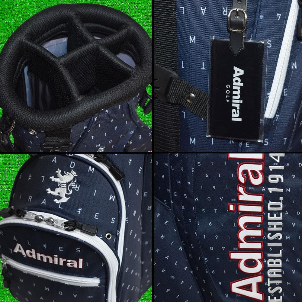 ら*ん様 Admiral Golf アドミラル ゴルフ スタンド式 キャディバッ