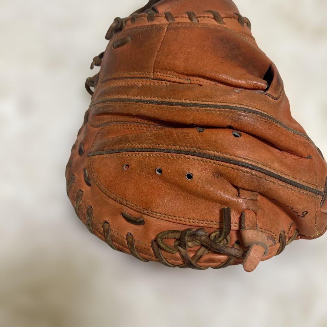 【良品】ミズノプロ キャッチャーミット 硬式　オレンジ　SDT-183