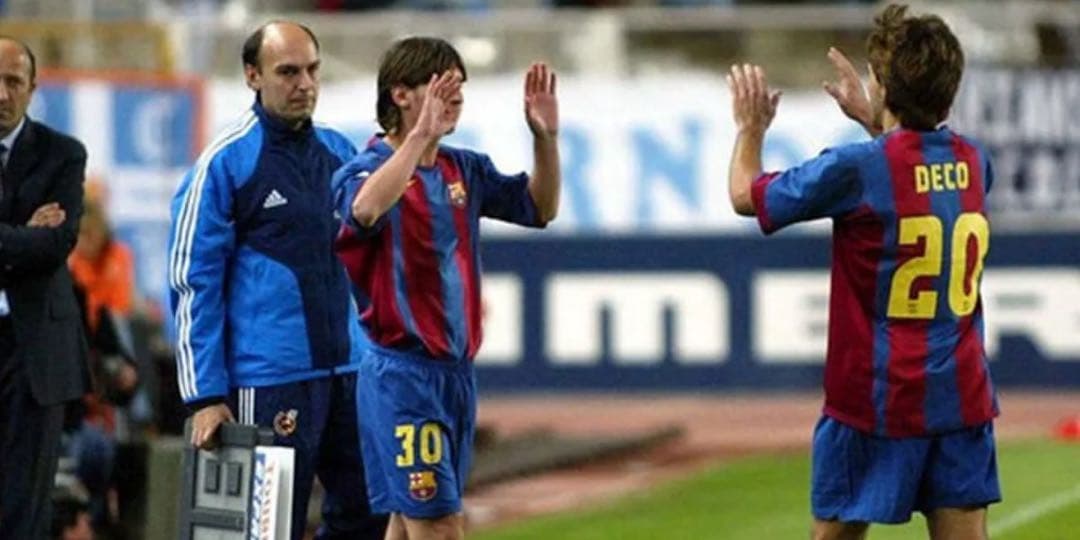 バルセロナ 04/05 #30 メッシ ユニフォーム デビュー戦