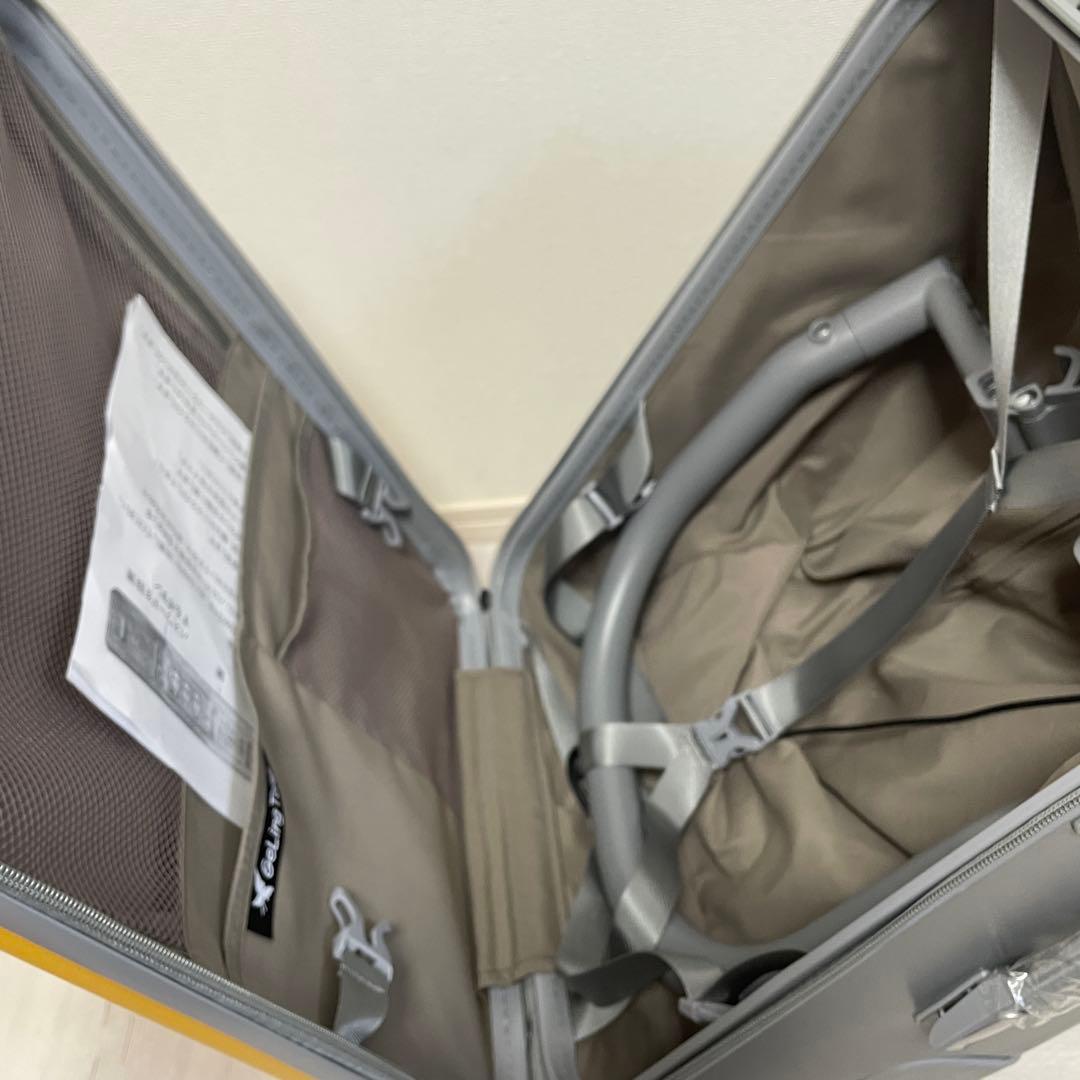 子供用スーツケース乗れる キッズ キャリーケース 40L大容量 イエロー