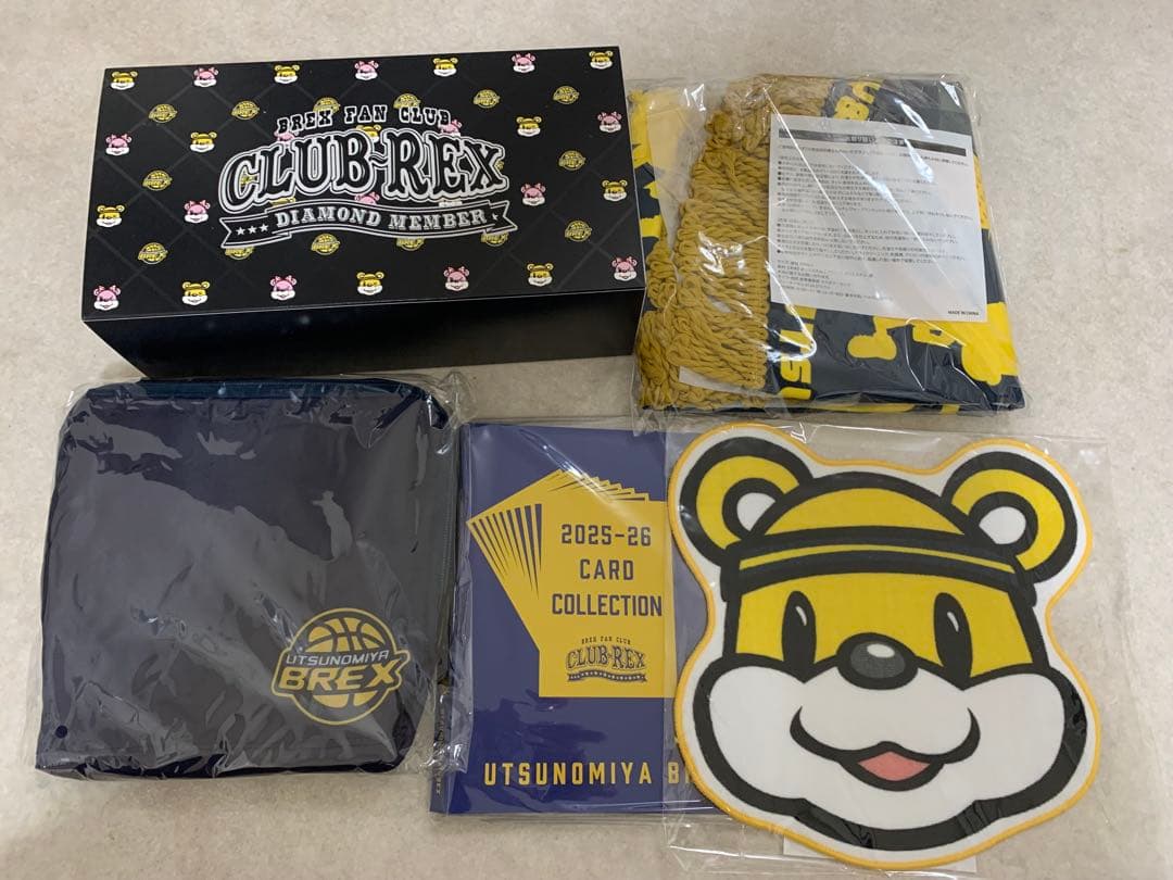 宇都宮ブレックス Brex ダイヤモンド ファンクラブ特典セット