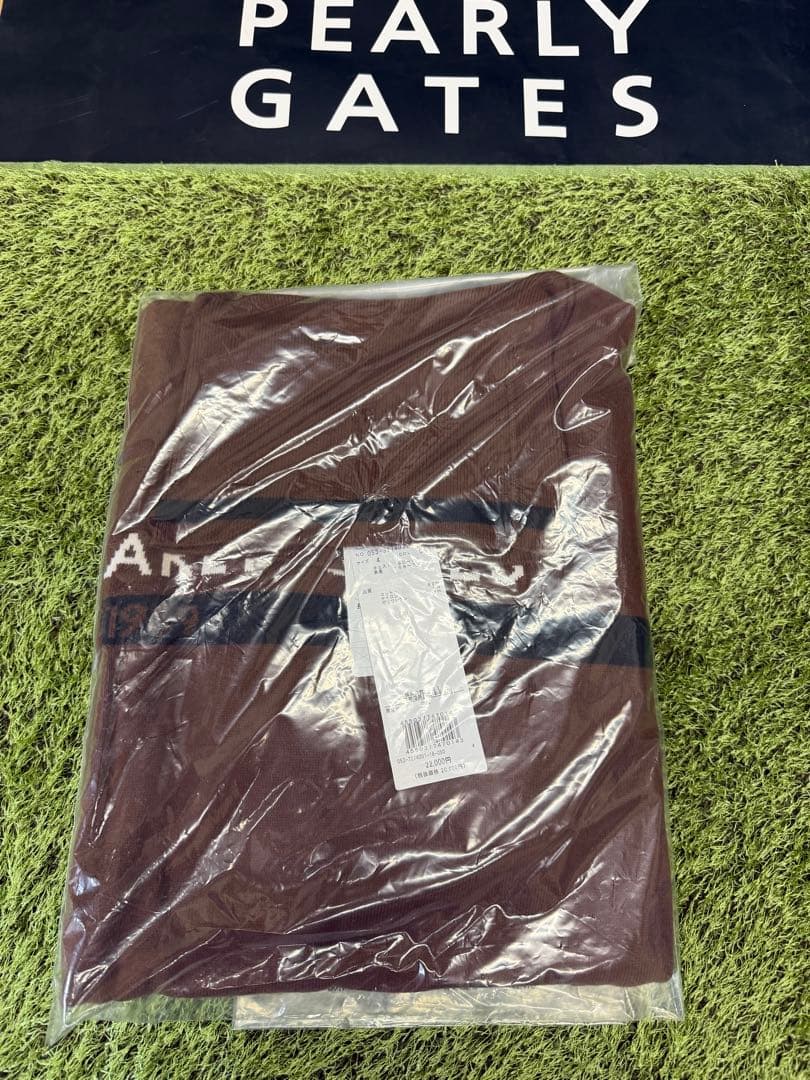 新品正規品【PG/4】パーリーゲイツ ハイネック長袖ニットカットソーモックネック