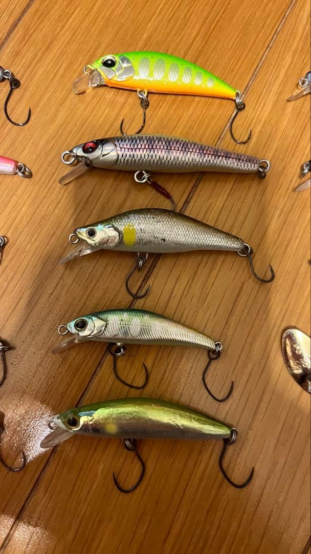 渓流ミノー　15個セット　アレキサンドラ　リュウキ　もののふ　dコンパクト