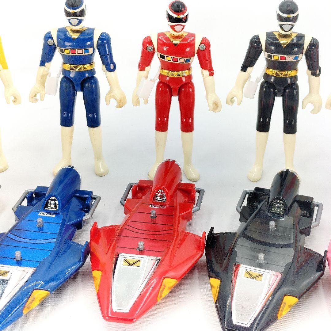 当時物 電磁戦隊メガレンジャー サイバースラスターシリーズ フィギュア セット