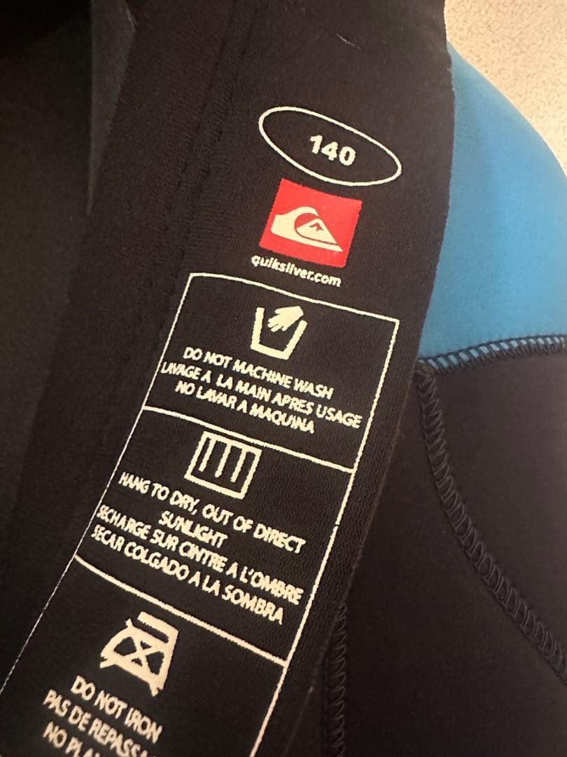 キッズ ウェットスーツ 140cm クイックシルバー ジャーフル