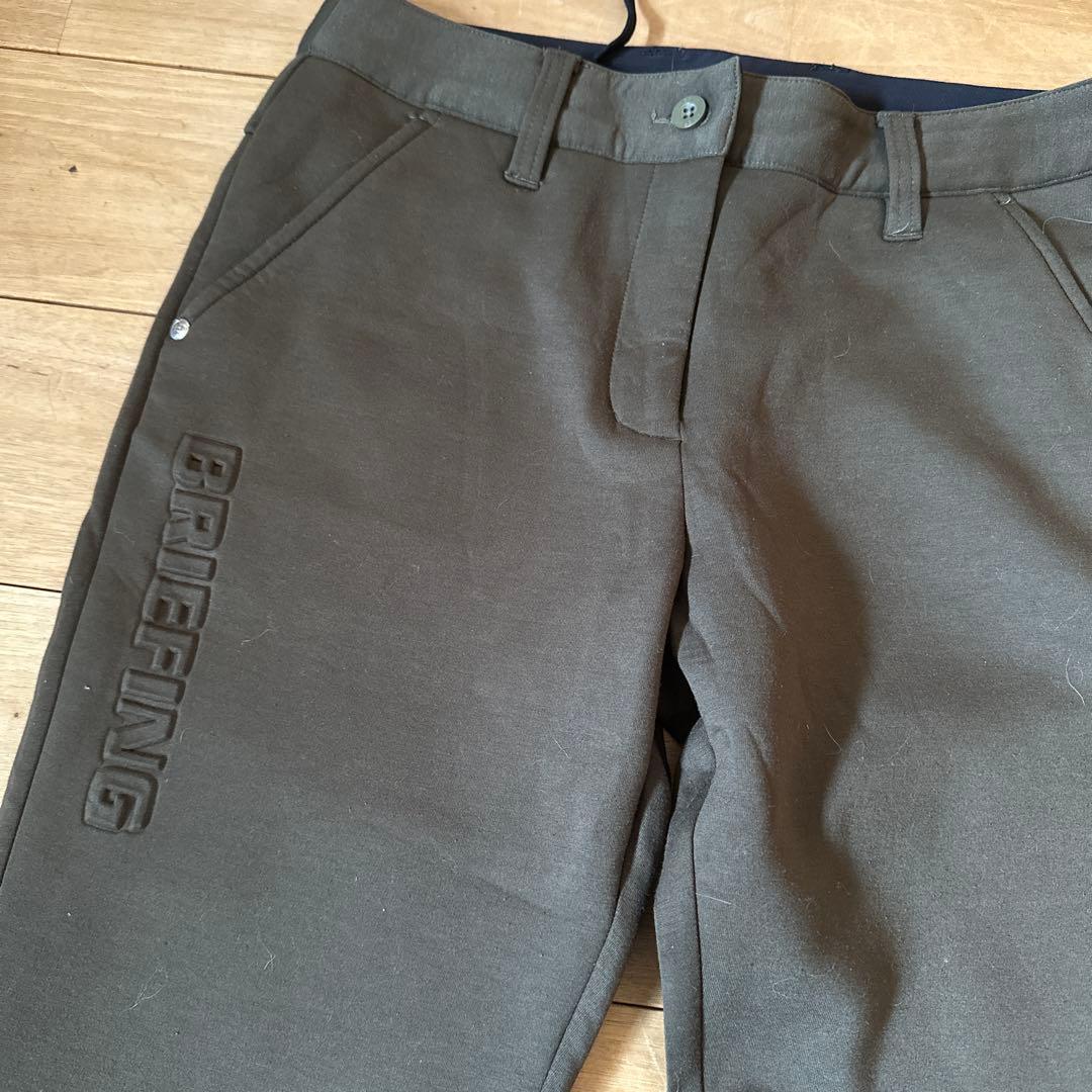 再出品　BRIEFING オリーブセットアップ　ウォーム3Dロゴ　美品