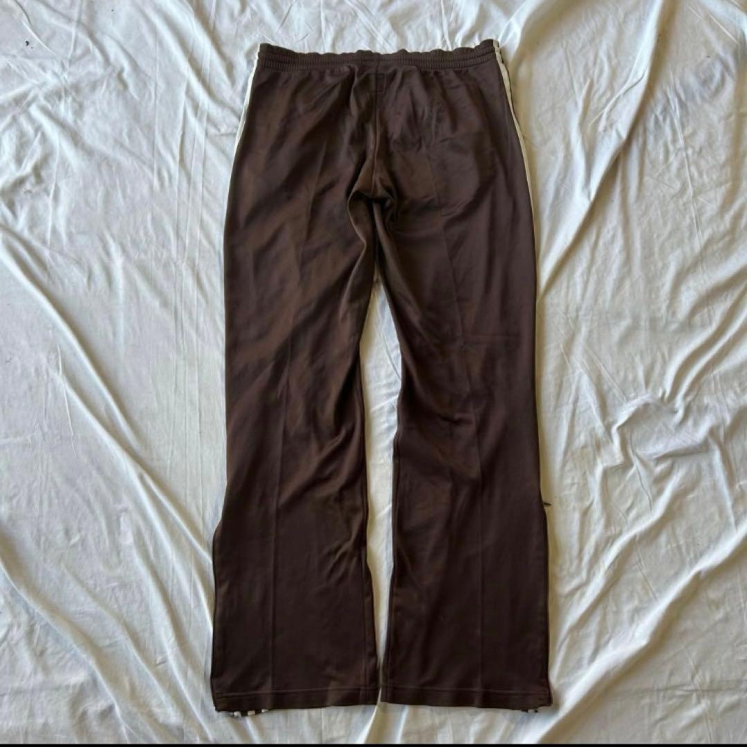 old adidas オリジナルス トラックパンツ 3本ライン 茶 ジャージ