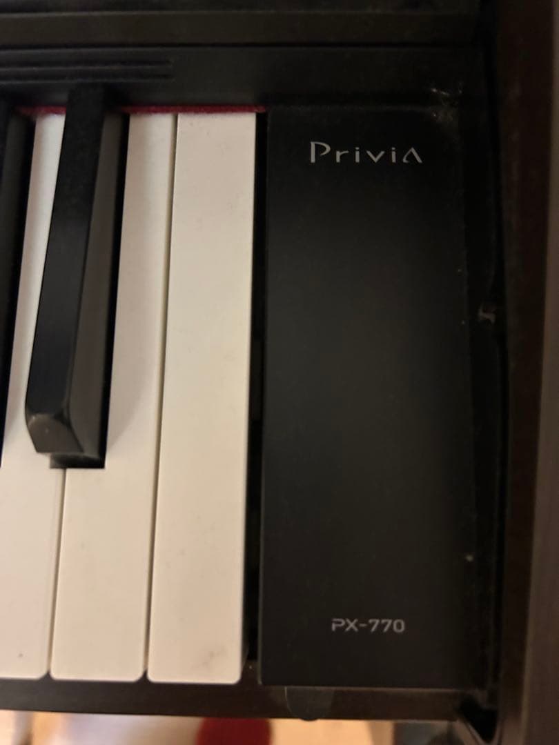 直接引取歓迎 CASIO Privia PX-770 ダークブラウン 電子ピアノ