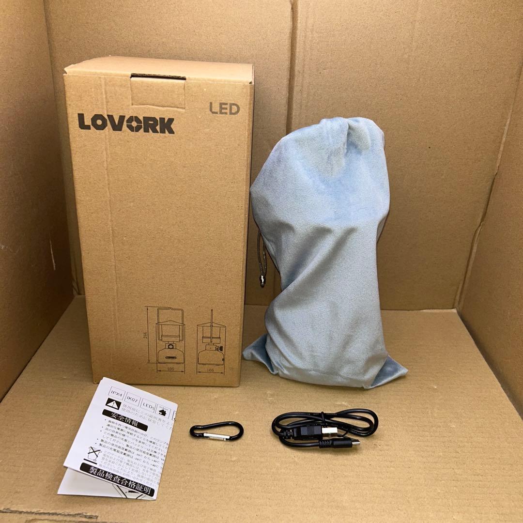 LOVORK LED キャンプライト　6W 500ml